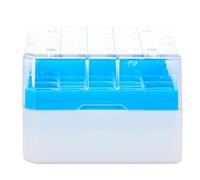 Kichvoe Caja de Almacenamiento para Tubos Fríos de Laboratorio 25 Rejillas, Diseño Compacto para Almacenamiento Criogénico y Congeladores Pequeños