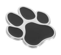 Kichvoe Calcomanía para Coche de Aleación de Zinc Diseño de Pata de Perro 3d, Pegatina Decorativa Resistente, Adhesivo sin Residuos, Adecuado para Automóviles y Superficies Lisas