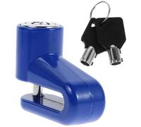 Kichvoe Candado Antirrobo para Freno de Disco Mini, Portátil y Ligero, Color Azul, Compatible Bicicleta de Montaña, Motocicleta y Scooter Eléctrico, Llavero de Disco de Rueda Alarma