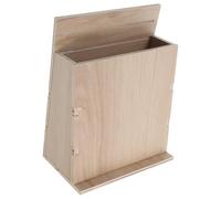 Kichvoe Casa Grande para Murciélagos de Madera Resistente Intemperie Cámara Única, Hábitat Seguro para Murciélagos en Jardines y Árboles Durante Verano E Invierno