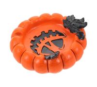 Kichvoe Cenicero de Calabaza de Resina para Halloween Diseño Original, Resistente al Desgaste y Fácil de Limpiar, Adecuado para Oficina y Adorno del Hogar