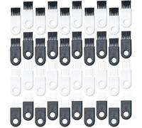 Kichvoe Cepillo de Limpieza Blanco 40 Piezas para Afeitadora, Cepillo Limpiador de Pp Fácil de Llevar y Guardar, para Afeitadora Eléctrica y Teclado