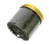 Kichvoe Césped en Miniatura para Maquetas de Tren, Partículas Gruesas, 185 ml, 1 Botella, Polvo de Arbustos Verde de Plástico para Mesa de Arena y Diorama