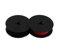 Kichvoe Cinta para Impresión Máquina Mecánica de para, Doble Escribir Color Rojo Negro Fácil de Instalar, Repuesto Duradero Precisa y Compatible con Flying Fish, y Sky