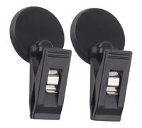 Kichvoe Clips Adhesivos para Coche 2 Unidades, Clip Plástico Autoadhesivo para Tarjetas y Recibos, Soporte Compacto para Tickets de Aparcamiento, Organizador Versátil para Accesorios