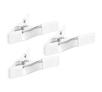 Kichvoe Clips de Resorte de Plástico 3 Unidades para Soporte de Fondo Recubrimiento Protector PVC para Carpintería y Fotografía Color Aleatorio