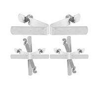 Kichvoe Clips de Resorte en Forma de V para Accesorios de Kayak y Reparación de Paraguas, 20 Piezas Botón Pulsador para Montaje Seguro en Tiendas y Actividades de Camping