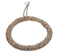 Kichvoe Columpio para Pájaros Pequeño de Anillo Tejido Colgante de Fibra Natural, Hamaca Decorativa Segura y Duradera para Loros, Cacatúas y Jaulas, Juguete Interactivo para Ejercicio