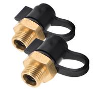 Kichvoe Conector de Válvula de Tanque de Aire Portátil, 2 Piezas Diseño Simplificado para Purgador Automático y Válvula de Ventilación en Compresores