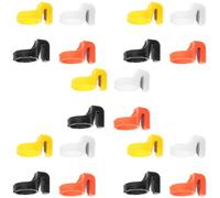 Kichvoe Cortador de Anillos para Dedo 20 Pcs, Herramienta Práctica para Cortar Hilos de Coser, Plástico Resistente, Colores, Adecuado para Bordado y Costura Manual