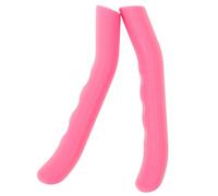 Kichvoe Cubierta Antideslizante para Palanca de Freno de Bicicleta de Montaña, Manguito de Silicona Rosa para Manillar, Protector Ligero y Resistente para Ciclismo al Aire Libre, 1 Par