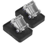 Kichvoe Cubierta Protectora para Patas de Escalera Articulada de Fibra de Vidrio, 2 Piezas Antideslizantes Compatibles Escaleras Extensibles para Trabajos en Altura