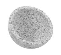 Kichvoe Cuenco de Aromaterapia para Sauna de Piedra Natural 14 Cm, Difusor Resistente al Calor para Aceites Esenciales, Accesorio para Baños de Vapor y SPA en Casa, Soporte