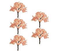 Kichvoe de Árboles Miniatura 5 Piezas Diseño Delicado y Detalles Realistas de Metal para Embellecimiento de Jardín y Escenas de Micropaisajismo