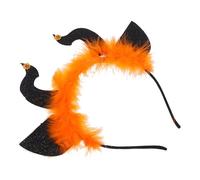 Kichvoe Diadema Cuernos Demoníacos para Halloween, Accesorio Cabello Cómodo y Ajustable, Diseño Único para Cosplay y Fiestas de Disfraces