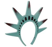Kichvoe Diadema de Mujer Diseño Distintivo Estatua Libertad en Pu, Accesorio para Disfraces y Fiestas Temáticas que Añade Autenticidad y Estilo Patriótico
