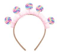 Kichvoe Diadema Lollipop Infantil Accesorio De Fiesta Para Niñas Diadema De Dibujos Animados Headdress Adorable Para Cumpleaños y Celebraciones