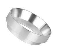 Kichvoe Embudo Dosificador de Café Mayoría de Mangos de Cafetera Espresso Anti Salpicaduras Anillo Dosificador Plata, Magnético para Cafetera de Aleación de Aluminio