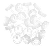 Kichvoe Embudos de Plástico Pequeños para Llenar Bolsas de Agua Caliente, Mini Embudos de Trasvase de Líquidos Diseño Espiral, Juego de 20 Unidades para Uso Doméstico y Viaje