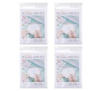 Kichvoe Entretela Hidrosoluble Adhesiva para Bordar de 16 Piezas Papel de Transferencia Soluble en Agua para Bricolaje y Bordado a Mano Resistente y Fácil de Usar