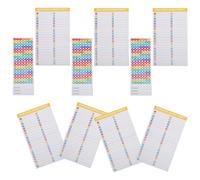 Kichvoe Etiquetas Adhesivas para Panel Eléctrico 10 Hojas Números y Directorio, Resistentes al Agua, para Identificación y Organización de Cajas Eléctricas en Mantenimiento Industrial