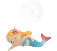 Kichvoe Figura de NINFA Marina de Resina para Acuario Resistente al Desgaste Movimiento Natural para Decoración Elegante de Escritorio y Peceras