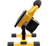 Kichvoe Foco Recargable LED de 30 W para Camping y Pesca, Luz de Inundación Super Brillante, en Energía, Material de Aleación de Aluminio, Ip65, Color Amarillo