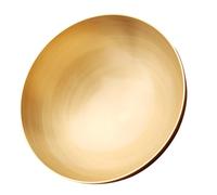 Kichvoe Frutero de Metal, Cuenco de Oro de Latón Dorado, Acabado Brillante, Decoración de Mesa, para Boda y Ofrenda de Agua Frente a Buda