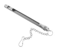 Kichvoe Funda Protectora de Termómetro de Vidrio Industrial, Carcasa Metálica de Acero Inoxidable Resistente, Tubo Protector Metálico Ultraligero para Uso Doméstico y Científico