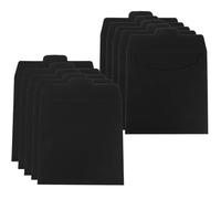 Kichvoe Fundas De Kraft para CD Sobres De Embalaje para DVD Bolsa De Almacenamiento De Papel para CD Y DVD 4.92X4.92X0.19In Protección Y Transporte Fácil De Discos Compactos