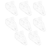 Kichvoe Gancho Conector para Persiana Veneciana 8 Unidades Compacto y Resistente para Cortinas Estores, Accesorio Práctico para Ventanas y Reemplazo de Ganchos de Inclinación