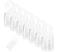 Kichvoe Gancho para Barra de Persianas Verticales, 10 Piezas de Gancho Transparente de Punta de Varilla de Plástico Pom, Accesorio para Cortinas y Persianas, Repuesto Fácil de Instalar