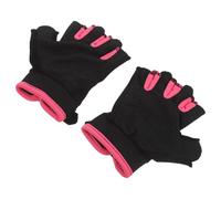 Kichvoe Guantes Deportivos de Medio Dedo para Niñas Color Rosa, de Nylon Alta Elasticidad y Fácil de Poner, Ideales para Ciclismo y Ejercicios al Aire Libre
