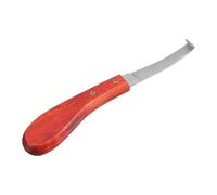 Kichvoe Herramienta para Reparar Cascos de Caballo, Cuchillo de Pezuña Portátil de Acero Inoxidable, Mango Antideslizante para Mano Derecha, Recortador Profesional para Suministros