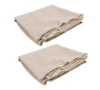 Kichvoe Herramientas para Modelar Arcilla Tela de Lino Arpillera 2 Piezas para Creación de Texturas en Proyectos de Cerámica DIY y Aulas