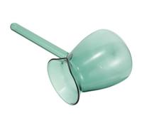 Kichvoe Jarra de Café de Vidrio Verde de 450ml con Asa Lateral Resistente al Calor para Uso en Casa y Capacidad Grande para Derretir Chocolate