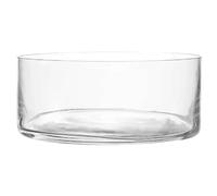 Kichvoe Jarrón de Vidrio Transparente para Hidroponía, Maceta Redonda 20x20x8 Cm sin Drenaje, Pecera de Cristal Multiusos para Decoración de Interiores y Cultivo de Plantas Acuáticas