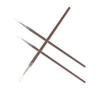 Kichvoe Juego de 3 Pinceles de Caligrafía de Bambú para Pintura y Escritura, Fácil de Usar Consumo de Tinta, Adecuado para Artistas y Calígrafos