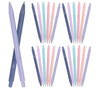 Kichvoe Juego de 30 Lápices Mecánicos Automáticos 0.5 Mm Cuerpo Triangular Ergonómico Multicolor para Estudiantes, Papelería Escolar y Dibujo, Lápices Propulsores Antideslizantes