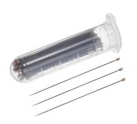 Kichvoe Juego de Alfileres de Entomología Negro de Acero Inoxidable, Pasador para Montaje y Exhibición de Especímenes de Insectos, Amortiguación para Fijación Precisa y Soporte