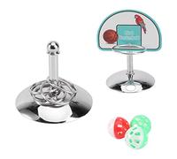 Kichvoe Juegos de Juguetes para Loros Anillos Metálicos, Set de Entrenamiento Interactivo para Pájaros, Accesorios de Juego Coloridos y Resistentes para Jaulas, Diversión Color Aleatorio