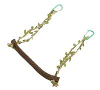 Kichvoe Juguete De Columpio De Madera para Pájaros Juguete De Madera para Periquitos Soporte para Loros Percha para Jaula De Pájaros Accesorio para Entrenamiento De Aves