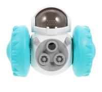 Kichvoe Juguete Interactivo para Perros Pelota de Golosinas en Carro de Equilibrio Color Azul Lago, Dispensador Lento de Comida para Cachorros, Accesorio Abs y PC para Alimentación