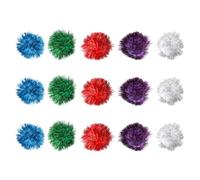 Kichvoe Juguetes para Gatos 15 Balones Brillantes de 5 Cm Que Estimulan la Curiosidad y Protegen los Muebles, Ideales para Entretenimiento Interactivo de Gatos Pequeños Color Aleatorio