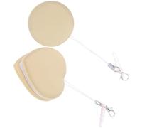 Kichvoe Kit de 2 Toallitas Limpiadoras de Pantalla para Dispositivos Electrónicos y Lentes de Cámara, Material PP y Silicona, Formas Redonda y Corazón, sin Rayar Estilo Varios Estilos