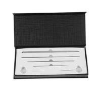 Kichvoe Kit de 6 Sondas de Serpiente de Acero Inoxidable para Determinar el Género, Operación Sencilla para Reptiles y Serpientes, Color Plata