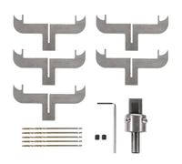 Kichvoe Kit de Herramientas para Trabajar la Madera Broca de Anillo de Madera para Crear Pulseras y Anillos en Proyectos de Bisutería