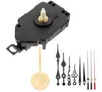 Kichvoe Kit de Movimiento para Reloj de Pared DIY Mecanismo de Péndulo, Piezas de Plástico y Hierro, Buena Textura, Fuerte y Resistente para Reparación de Relojes