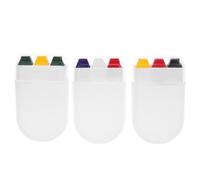 Kichvoe Kit de Pintura Facial Patriótica para Fanáticos del Fútbol 3 Piezas Fácil de Limpiar Colores Vivos para Fiestas y Eventos de Disfraces