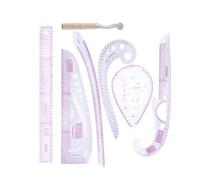 Kichvoe Kit de Reglas Patronaje para Costura Regla de Costura Curva de Plástico para Dibujo y Corte Manual en Diseño de Ropa